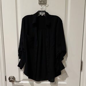 Express Black Women's Button-Down Shirt